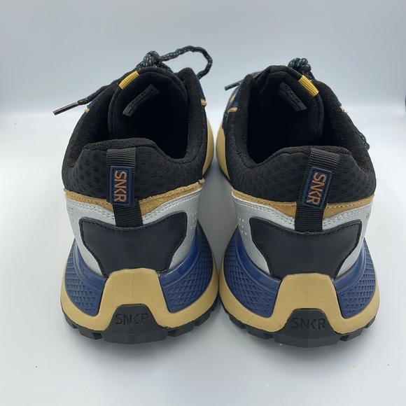 SNKR Project Men's Duane Lace Up Sneakers Navy/Tan Color US 12M - Picture 5 of 15